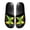 Jamaican Flag Butterfly Print, variant on HELLHERO Jamaican Flag Butterfly Print Slippers, Soft Comfortable Slide Sandals for Summer with Non-Slip Flat