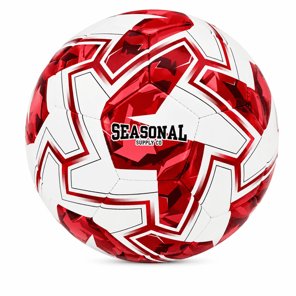 Seasonal Supply Co. Event Soccer Ball Red