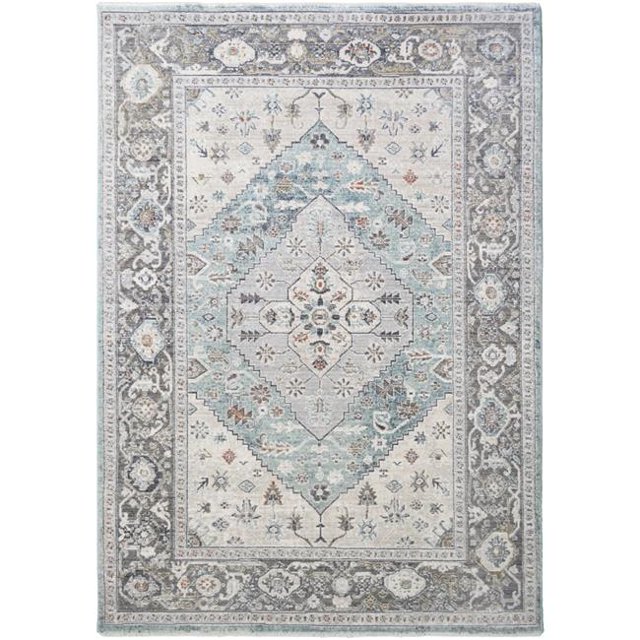 Mayberry Rug WD4036 5X8 5 ft. 3 in. x 7 ft. 3 in. Windsor Aria Area Rug, Gray