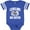 Football Blue and White, variant on Inktastic Leveling Up to Big Sister Girls Baby Bodysuit
