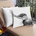 thumbnail image 1 of Ahgly Company Color Focus White Outdoor Throw Pillow, 18 inch by 18 inch, 1 of 6