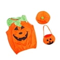 thumbnail image 1 of Disfraz de calabaza de Halloween para bebé, cosplay para juegos de rol, suministros para fiestas, disfraces con bolsa, 1 of 9