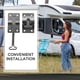 thumbnail image 3 of juego de pestillo de puerta de entrada estilo T para RV, pestillo de metal resistente para remolque, soporte para puerta de caravana, gancho de pestillo duradero para puertas de RV seguras, 3 of 7