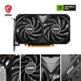 thumbnail image 2 of Tarjeta gráfica MSI GeForce RTX 4060 Ventus 2X Black 8G OC 8GB, 2 of 8