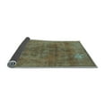 thumbnail image 2 of Ahgly Company Indoor Square Oriental Light Blue Industrial Area Rugs, 3' Square, 2 of 4