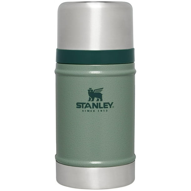 Tarro de comida Stanley Legendary Classic de 710 ml, color verde martillado