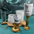 thumbnail image 3 of Silicone Candle Mold Human Face for Candle Making Abstract Art Resin Casting Mold for Aromatherapy Plaster DIY Crafts Home Decor, 3 of 10