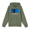 thumbnail image 5 of Beetlejuice Sandworm Adult Olive Long Sleeve Hoodie-Medium, 5 of 7