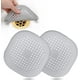 thumbnail image 1 of Recogedor de pelo, cubierta cuadrada para drenaje de pelo para ducha, tapón de silicona para el pelo con ventosa, traje fácil de instalar para baño, bañera, cocina, paquete de 2 (azul) Xemadio CZJP-HY33-1, 1 of 7