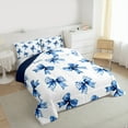 thumbnail image 3 of Castle Fairy Cute Ribbon Bow-Tie 3 Pieces Queen Comforter Set for Teens Boys Girls,Polka Dots Ultra Soft Bedding Sets,Dreamy Princess Bow Bedding Comforter Set,Ultra Soft Home Decor, 3 of 8
