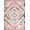Pink Blue Beige, Pattern 13, variant on ODIKA 8'x10' Washable Area Rug Non-Slip Chair-Friendly Mat Muted Pink Boho Southwestern Bands Distressed Vintage Zigzag and Diamond for Dining Room, Large Office, Lounge