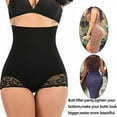 thumbnail image 4 of Lilvigor Women Waist Cincher Girdle Tummy Slimmer Sexy Thong Panty Shapewear High Rise Body Shaper Shorts, 4 of 6