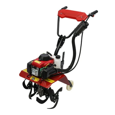 63cc Air-Cooled Gas Tiller, Powerful, Portable