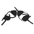 thumbnail image 1 of Right Hand Shoulder Gun Holster Under Arm Pistol Handgun Pouch with Magazine Black, 1 of 9