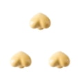 thumbnail image 4 of kurtrusly Cabinet Handle Heart Shape Solid Color Replacement Decorative Home Kitchen Bathroom Drawer Door Pull Knob Accessories Yellow 3Set, 4 of 6