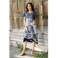 thumbnail image 2 of NOVICA Hand-painted batik cotton a-line dress, 'Chiang Mai Breeze', 2 of 7