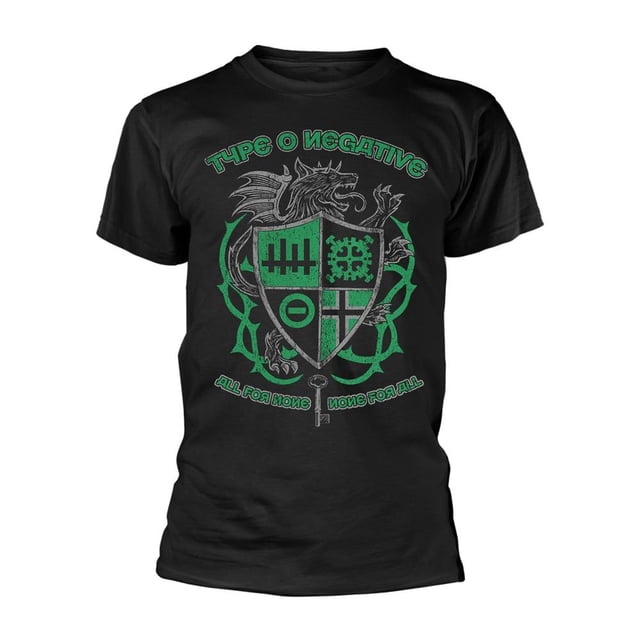 Type O Negative - Camiseta Wolf Crest para Adultos Unisex (Negro)