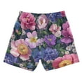 thumbnail image 7 of FORMRS Boys Swim Trunks Quick Dry Mesh Liner Boardshorts Sizes XS-XL, Soft Pinks Flowers, 7 of 7