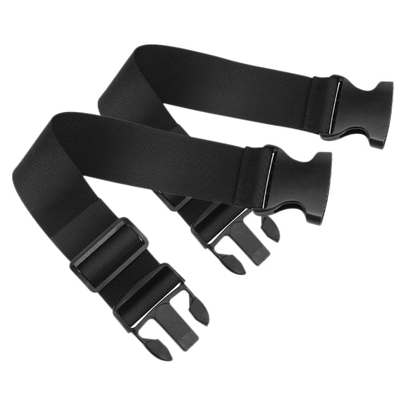 CTIRCHIU 2Pcs Lightweight Adjustable Straps with Buckle Clips for Travel Luggage and Backpack Fixing