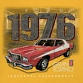 thumbnail image 3 of 1976 Ford Gran Torino Crest T-shirt Officially Licensed Classic American Mustang Performance F150 Pickup Men's Tee, 3 of 7