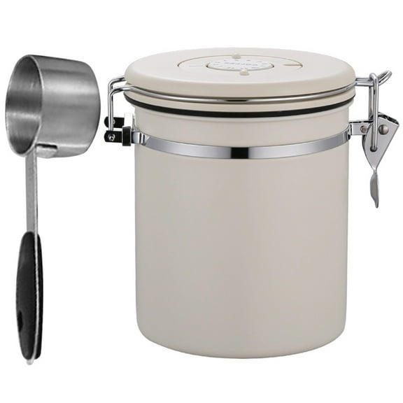 MERRYHAPY Stainless Steel Airtight Storage Jar for Coffee Tea Spices Round Container Kitchen Canister