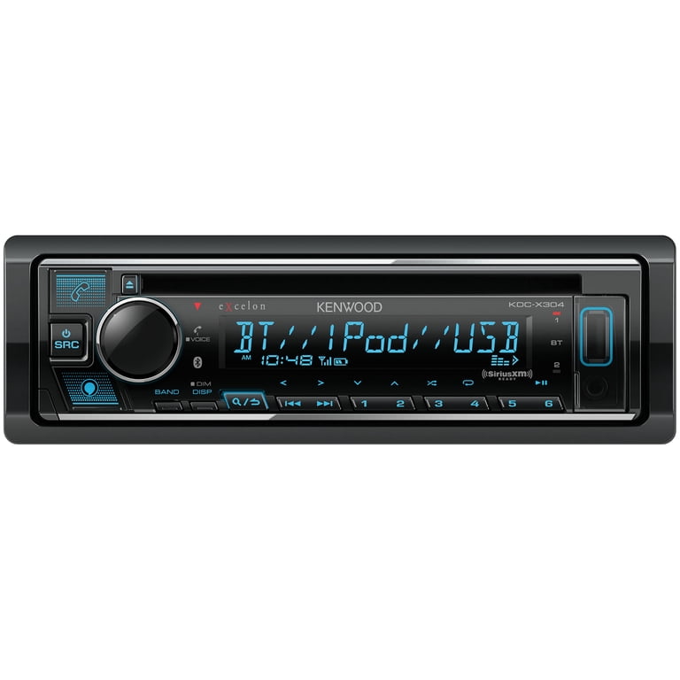 Kenwood KDC-X305 Bluetooth single DIN CD receiver with Alexa with