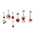 thumbnail image 2 of Navel Belly Rings, Practical Belly Button Rings  For Parties, 2 of 8