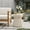 16.75"H Beige, variant on Euroco 19"H Outdoor Lightweight Concrete Side Table,MGO End Table Accent Table for Patio,Garden, Living Room,Beige