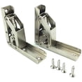 thumbnail image 3 of Puerta plegable de 90 grados/bisagra de estante Soporte oculto Marco de mesa Piezas de muebles (2 piezas), 3 of 3