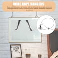 thumbnail image 2 of Shisuyan 5pcs Wire Rope Hanger Wire Curtain Hanging System Sign Hanging Hook Hanger Cable, 2 of 9