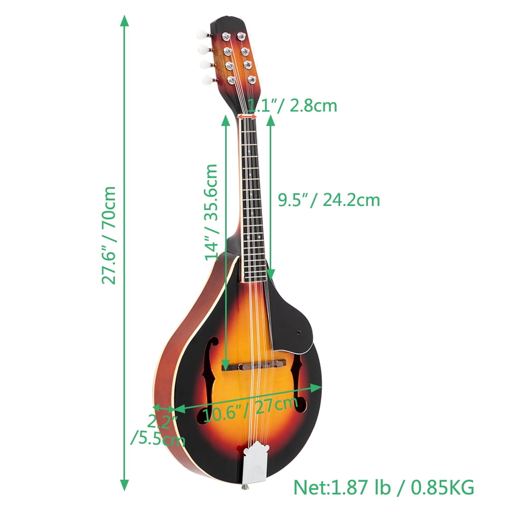 Mandolin with Guard Board Sunset