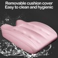 thumbnail image 4 of Ruroz Car Seat Cushion - Memory Foam Car Seat Pad - Sciatica & Lower Back Pain Relief - Car Seat Cushions for Driving - Road Trip Essentials for Drivers(Pink), 4 of 7