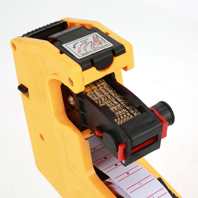 Pistola De Etiquetas De Precios De 8 Dígitos, Pistola De Precios Con Etiquetas Adhesivas Y Recarga De Tinta, Fabricante De Etiquetas, Pistola De Etiquetas Numéricas Para Oficina,