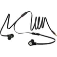 thumbnail image 2 of iCellCover Flat-30 Tangle Free Flat Wire 3.5-millimeter Black Earphones with Microphone, 2 of 3