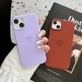 thumbnail image 2 of for iPhone 14 Plus Case Silicone Women Girls Heart with Soft Anti-Scratch Microfiber Lining Protective Phone Case for iPhone 14 Plus Pink (Caramel), 2 of 15