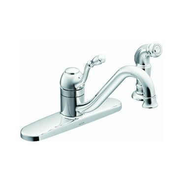 Moen CA87520 Muirfield 1-Handle Low Arc Kitchen Sink Faucet Chrome