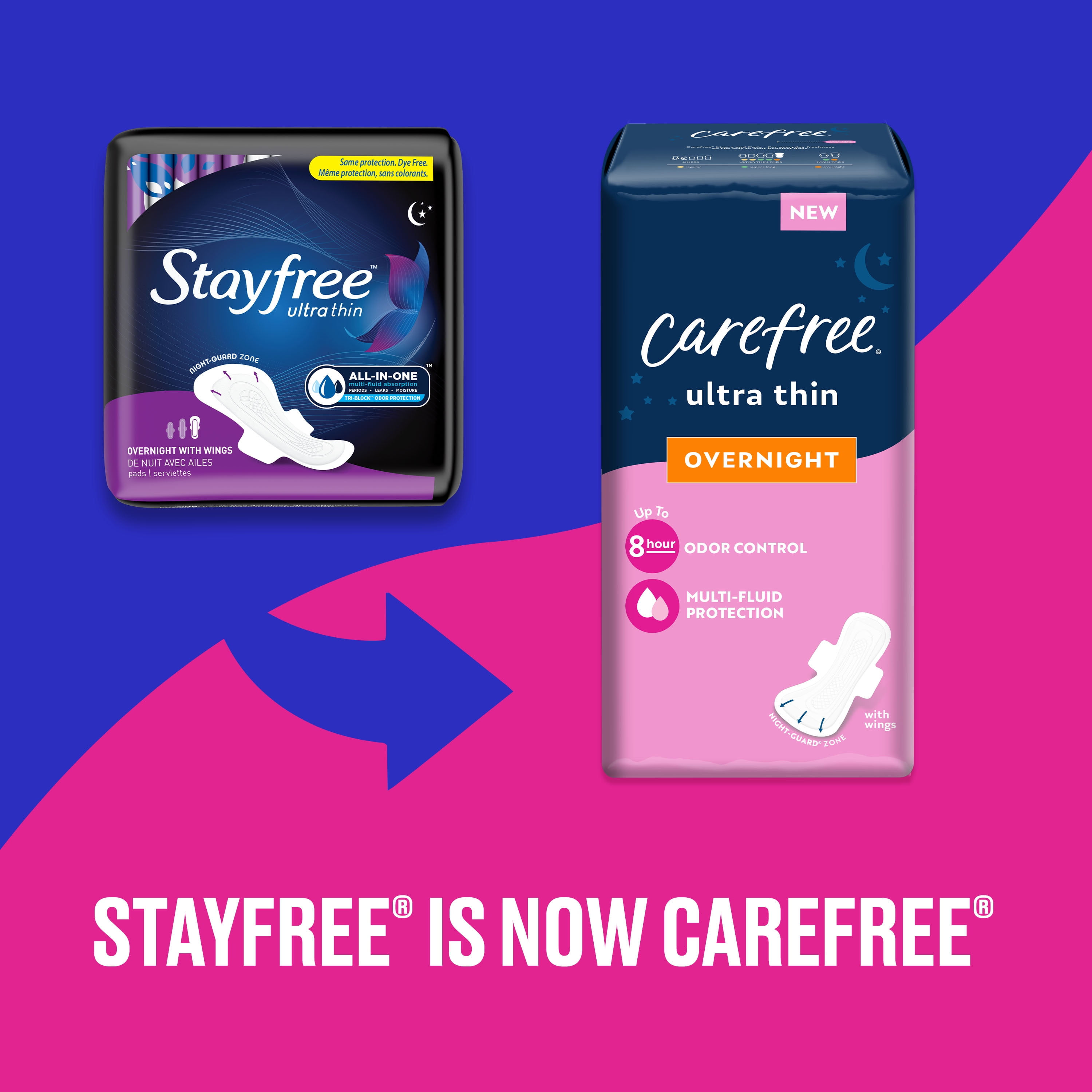 Stayfree Ultra Thin Overnight Pads with Wings - 14 Count - Randalls