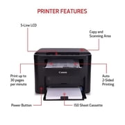 Restored Canon imageCLASS MF272dw - Multi-function, Wireless, Duplex Laser Printer