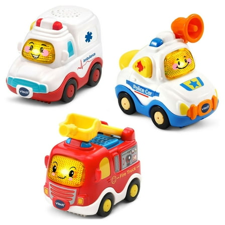 VTech Go! Go! Smart Wheels Rescue Vehicle Pack Toy Emergency Vehicles