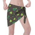 thumbnail image 3 of Disketp St. Patrick'S Day8 Women Swimsuit Cover Up Short Chiffon Summer Beach Sarong Bikini Wrap Skirt Bathing Suit, 3 of 7