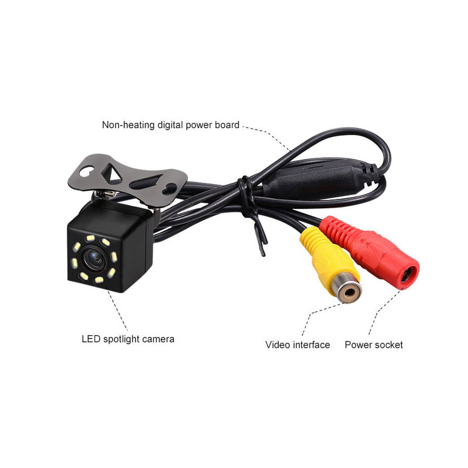 Accedre 8LED Night Vision Car Reverse Parking Camera Vehicle Camera System