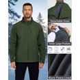 thumbnail image 6 of Zoofly Men's Waterproof Fleece Lined Softshell Jackets, 6 of 6