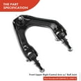 thumbnail image 6 of A-Premium 4Pcs Front Suspension Kit Upper Control Arm and Lower Ball Joint Stabilizer Bar Link Compatible with Honda Accord 1990-1993, 6 of 9