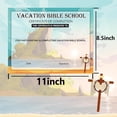 thumbnail image 2 of Vacation Bible School Completion Certificates - 25 Pack, 8.5x11 Inch, Religious Graduation Diplomas, 2 of 6