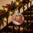 thumbnail image 4 of Fllostpr Christmas Diamond DIY Train Pendant Handmade 5.7x5.7" Acrylic Stickers Decor for Window Foliage Home Styling, 4 of 9