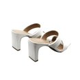 thumbnail image 3 of Alfani Womens Stantonn Leather Strappy Block Heels, 3 of 6