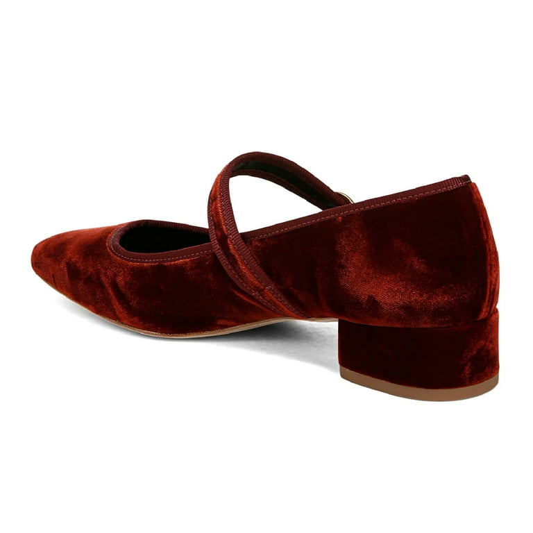 XYD Women Classic Chunky Low Heel Mary Jane Square Closed Toe Buckled Single Strap Pumps Daily Comfy Shoes Size 8 Burgundy - Walmart.com XYD Women Classic Chunky Low Heel Mary Jane Square Closed Toe Buckled Single Strap Pumps Daily Comfy Shoes Size 8 Burgundy - Walmart.com