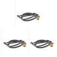 thumbnail image 3 of Ruiboury Corrosion Resistant Stainless Steel Water Inlet Hose For Enhanced Durability 3Set, 3 of 6
