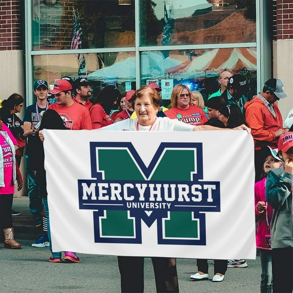 Mercyhurst University Logo Banner Breeze Flag Outdoor Flags Home Flag Garden Flag 3 'X 5' Ft