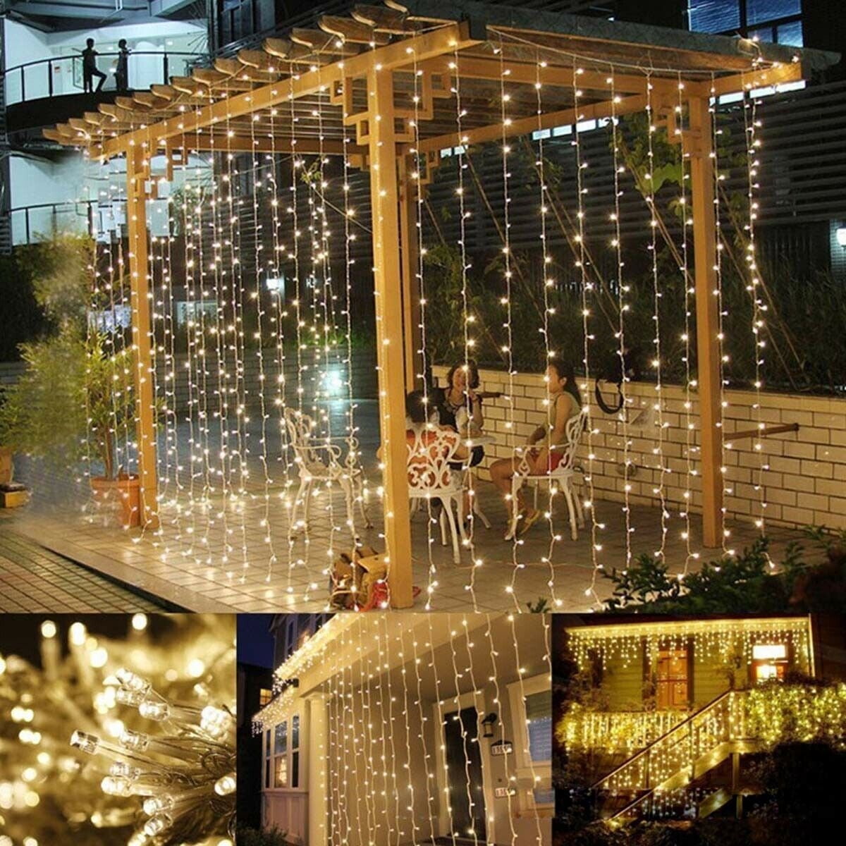 300 Led Curtain Lights Starry Christmas String 300 Led Curtain Lights Starry Christmas